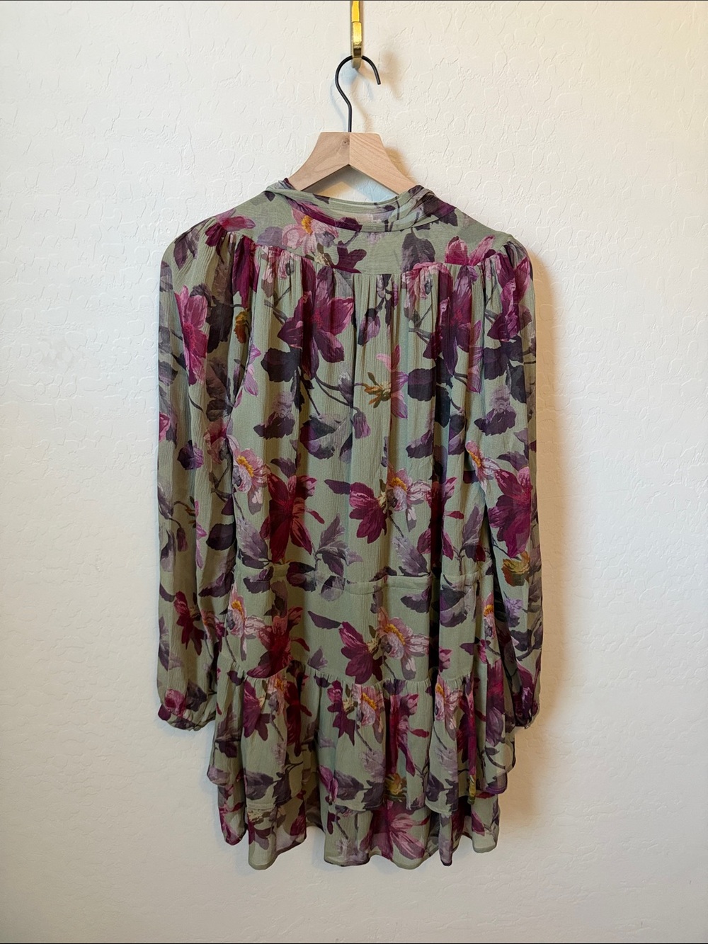 NWOT Paige Elynne Floral Mini Dress 100% silk floral mini dress - Picture 8 of 8